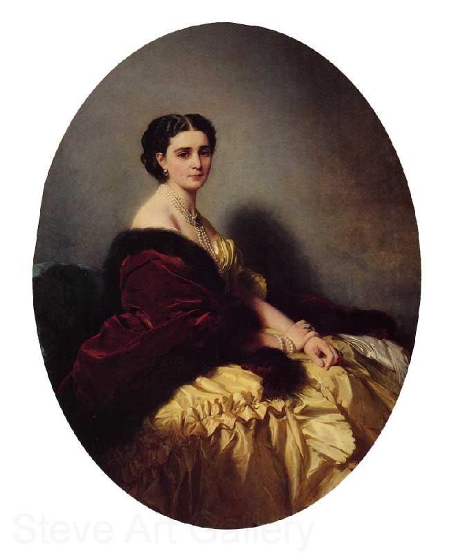 Franz Xaver Winterhalter Madame Sofya Petrovna Naryschkina France oil painting art